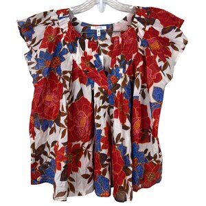 Maurice's Floral Flutter Top